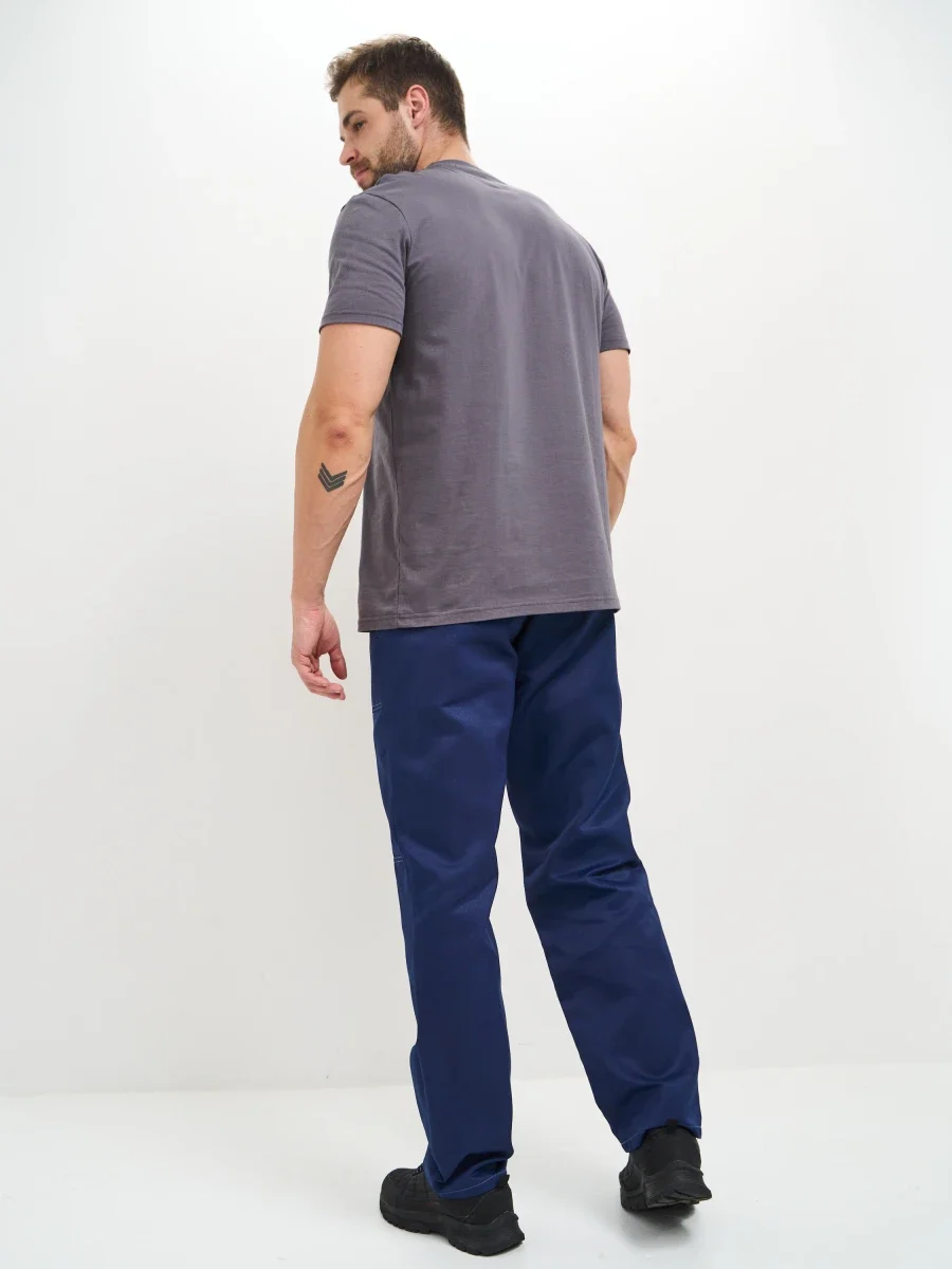 Брюки Балтика (тк.35% хлопок, 65% пэ), синие - фото 9