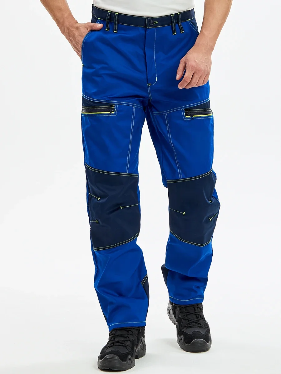 Брюки Волна-3 (тк.35% хлопок, 65% пэ), васильковый/синий - фото 1