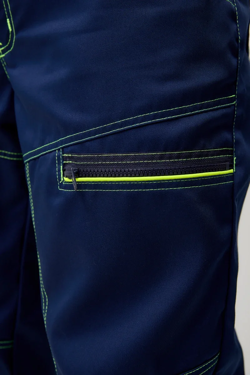 Брюки Волна-33 (тк.35% хлопок, 65% пэ), синий/васильковый - фото 10