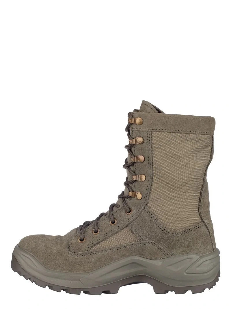 Ботинки с высокими берцами "Ховард" хаки, натуральная кожа - фото 7