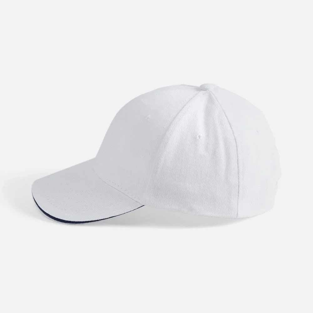 Бейсболка Buffalo, белая с темно-синим - фото 13