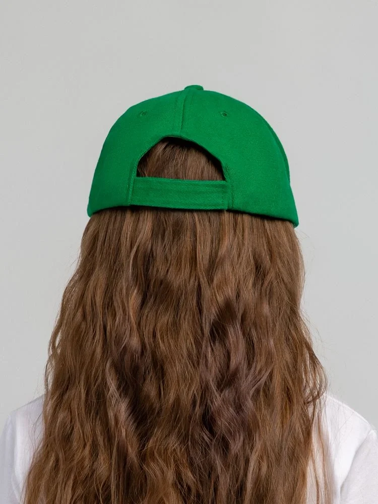 Бейсболка детская Standard Kids, зеленая - фото 7