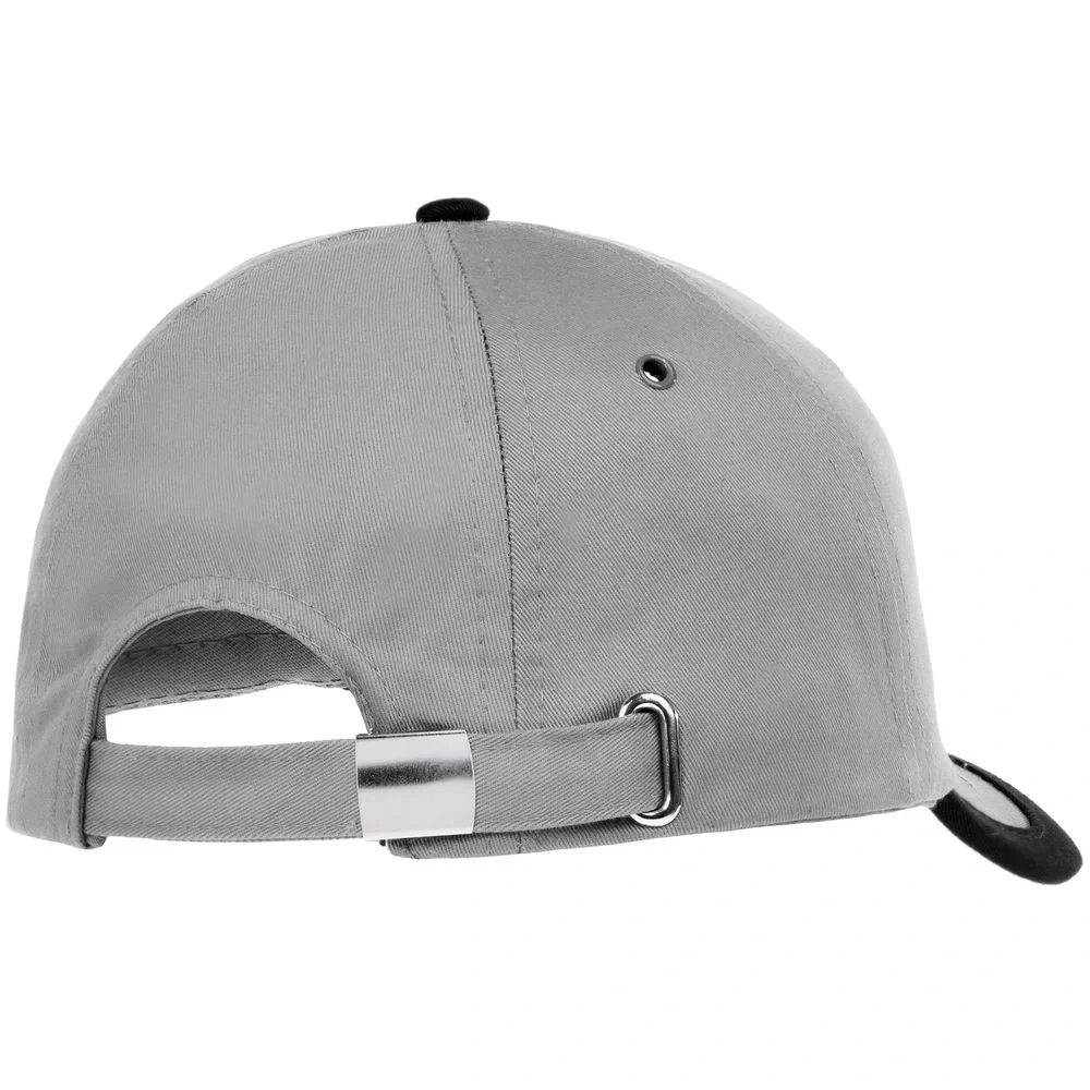 Бейсболка Honor, серая с черным кантом - фото 2