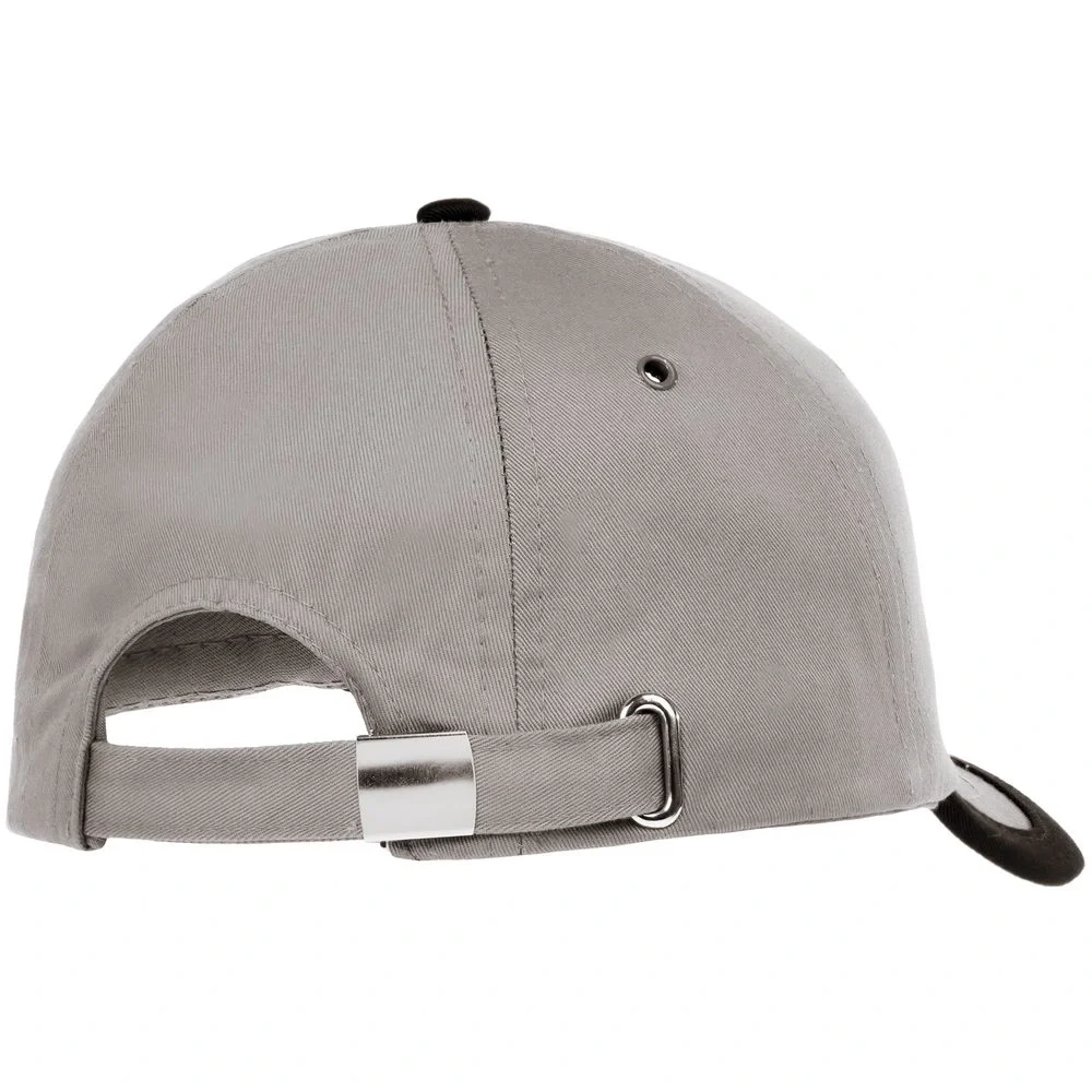 Бейсболка Honor, серая с черным кантом - фото 5