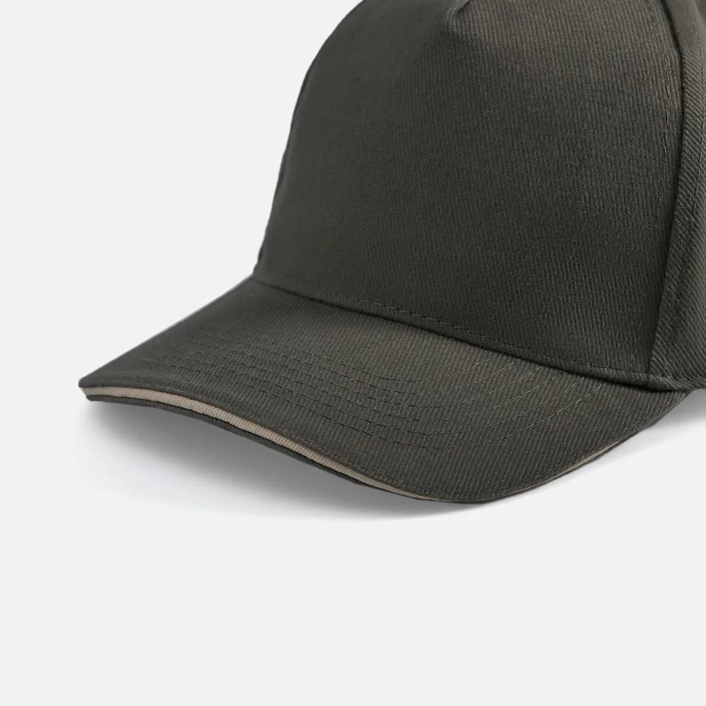 Бейсболка Long Beach, хаки с бежевым - фото 19