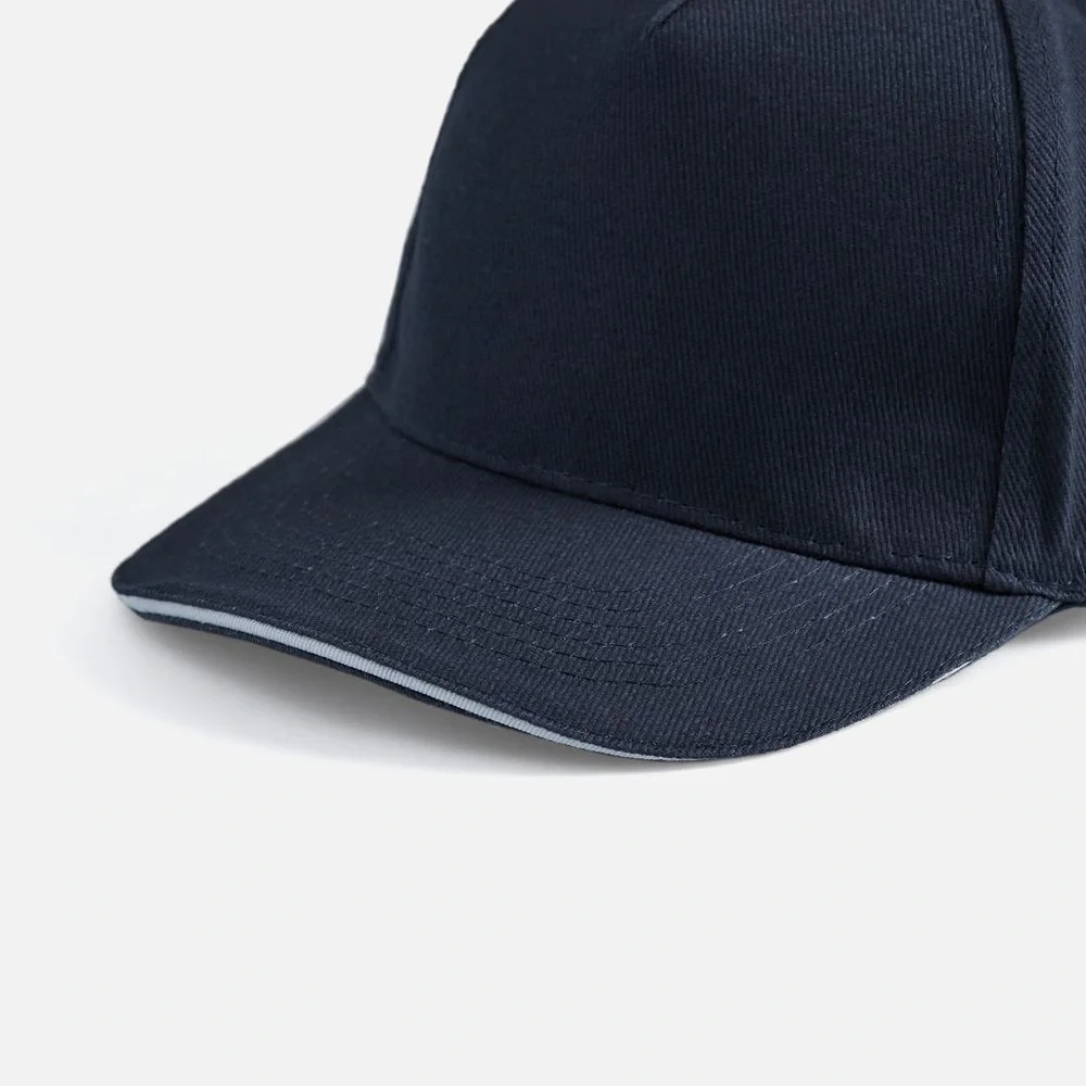 Бейсболка Long Beach, темно-синяя с белым - фото 14