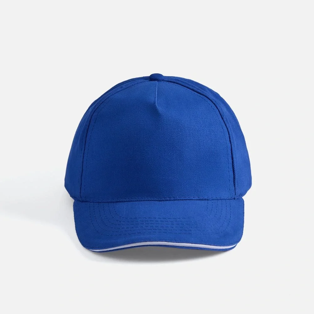 Бейсболка Long Beach, ярко-синяя с белым - фото 10