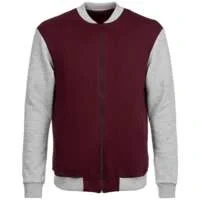 Бомбер College, бордовый - фото 1