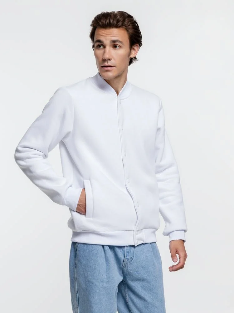 Бомбер Graduate, белый - фото 12