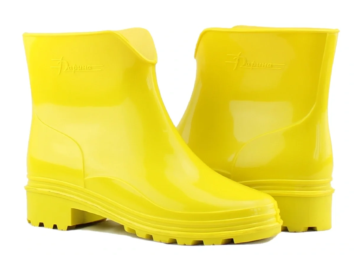 Ботильоны ПВХ Д16 КОКЕТКА (ДАРИНА) женские, желтые - фото 7