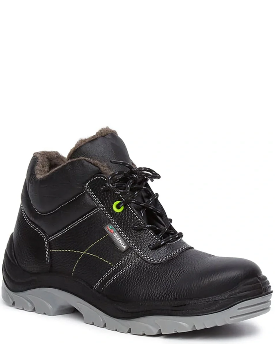 Ботинки кожаные утепленные РЕДГРЕЙ ПУ/ТПУ, металлический подносок, антипрокольная стелька - фото 1