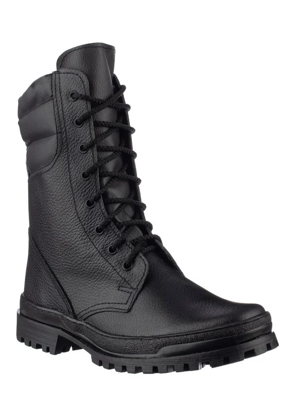 Ботинки с высокими берцами "Армия хром", натуральная кожа - фото 18