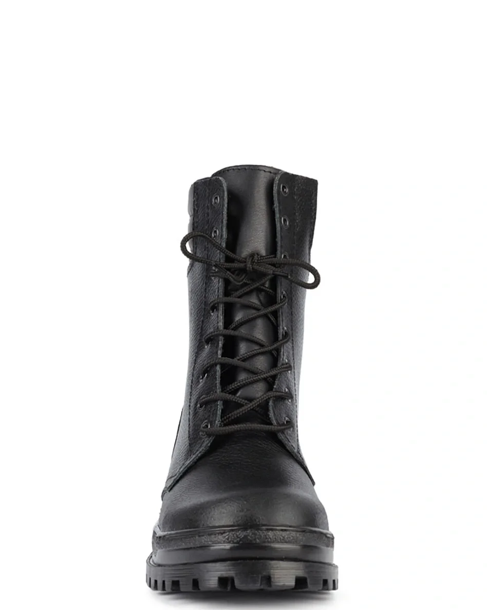 Ботинки с высокими берцами "Армия хром", натуральная кожа - фото 4