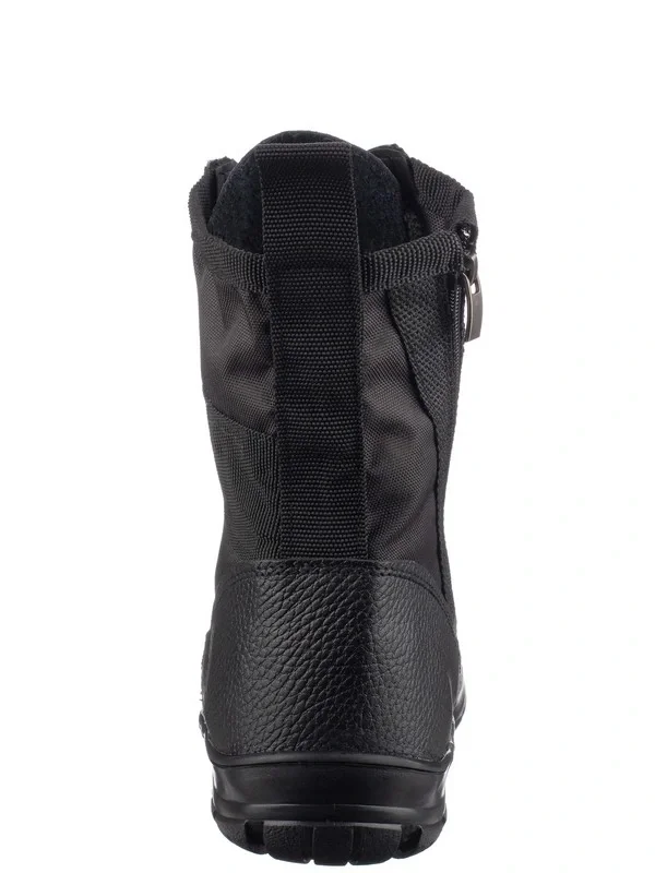 Ботинки комбинированные с высоким берцем облегчённые «Тактик-М» черные - фото 5