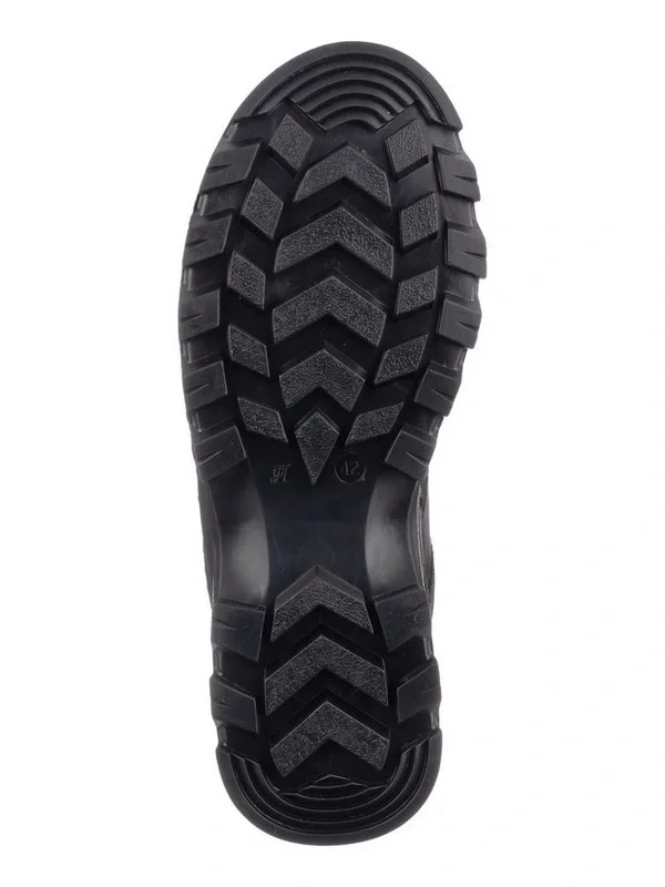 Ботинки с высокими берцами "Тропик" черные, натуральная кожа - фото 7