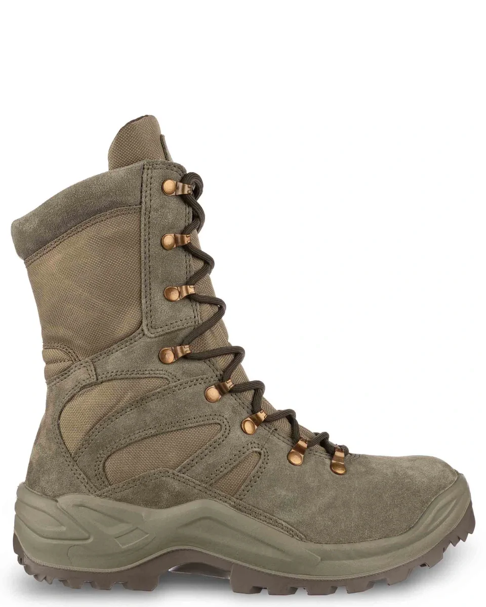 Ботинки с высокими берцами "КОБРА", нат.кожа/текстиль, цвет: хаки - фото 2