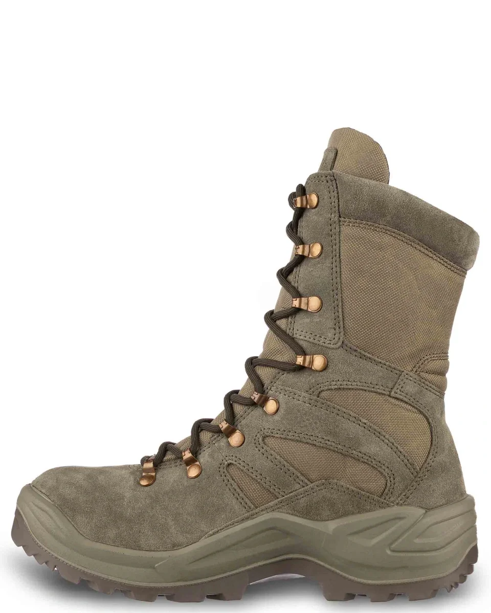 Ботинки с высокими берцами "КОБРА", нат.кожа/текстиль, цвет: хаки - фото 3