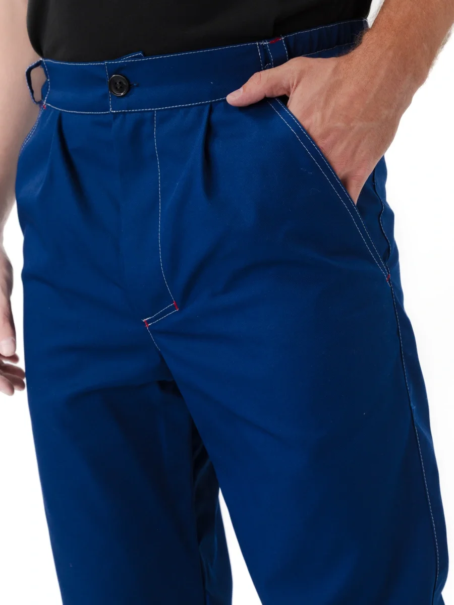 Брюки мужские "Строитель-Легион" летние т-синие - фото 10
