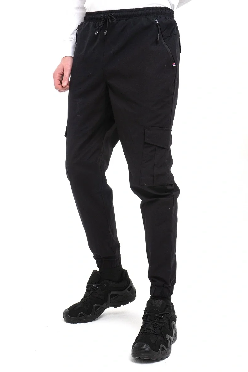 Брюки мужские YUMCO A2122127M, цвет черный - фото 4