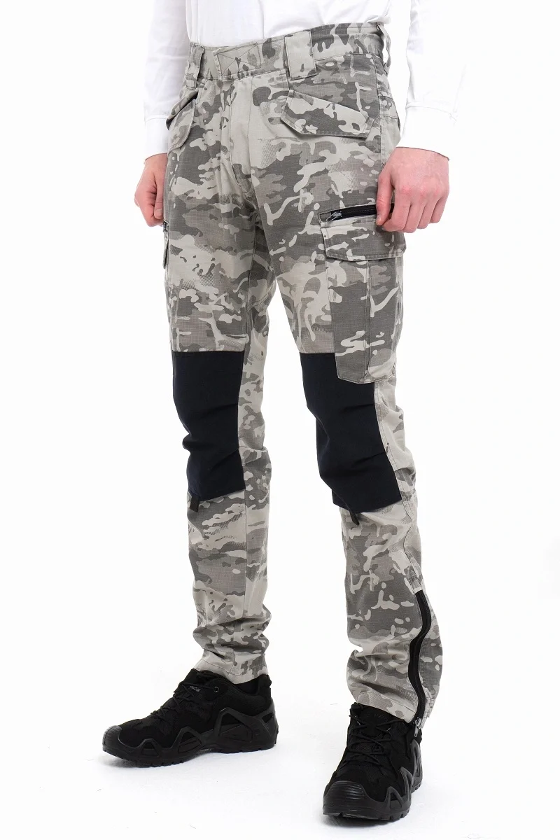Брюки мужские YUMCO А2200392М, цвет серый камуфляж - фото 2