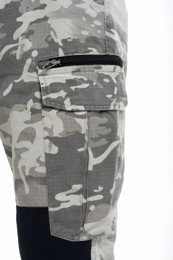 Брюки мужские YUMCO А2200392М, цвет серый камуфляж - фото 9