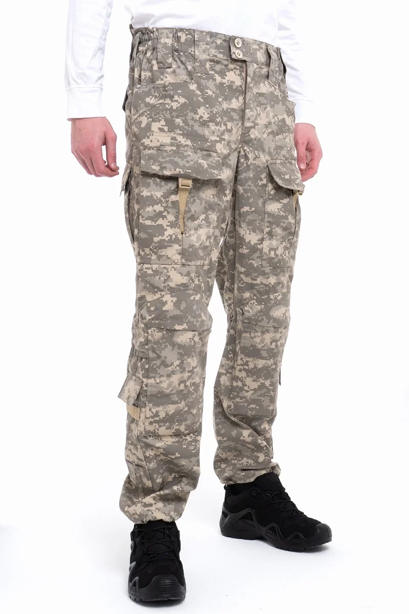 Брюки муские YUMCO А2200395М, цвет серый камуфляж - фото 5