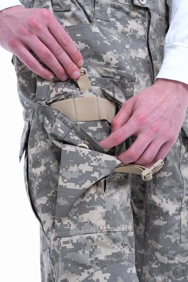 Брюки муские YUMCO А2200395М, цвет серый камуфляж - фото 9