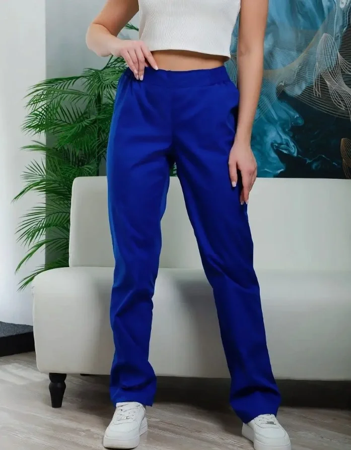 Брюки SVforma женские васильковые - фото 9