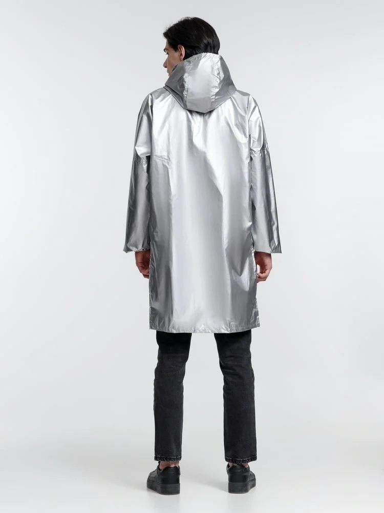 Дождевик Palladio Pockets, серебристый - фото 12