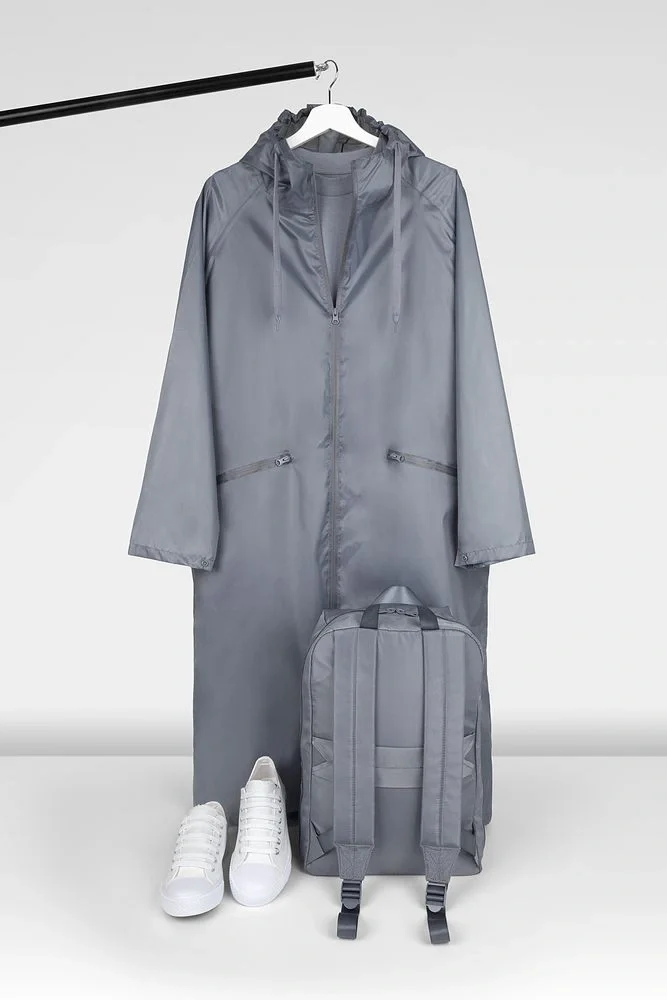 Дождевик R2, серый - фото 15