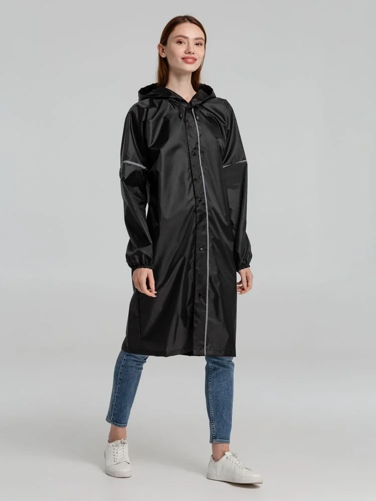 Дождевик со светоотражающими элементами Rainman Blink, черный - фото 5