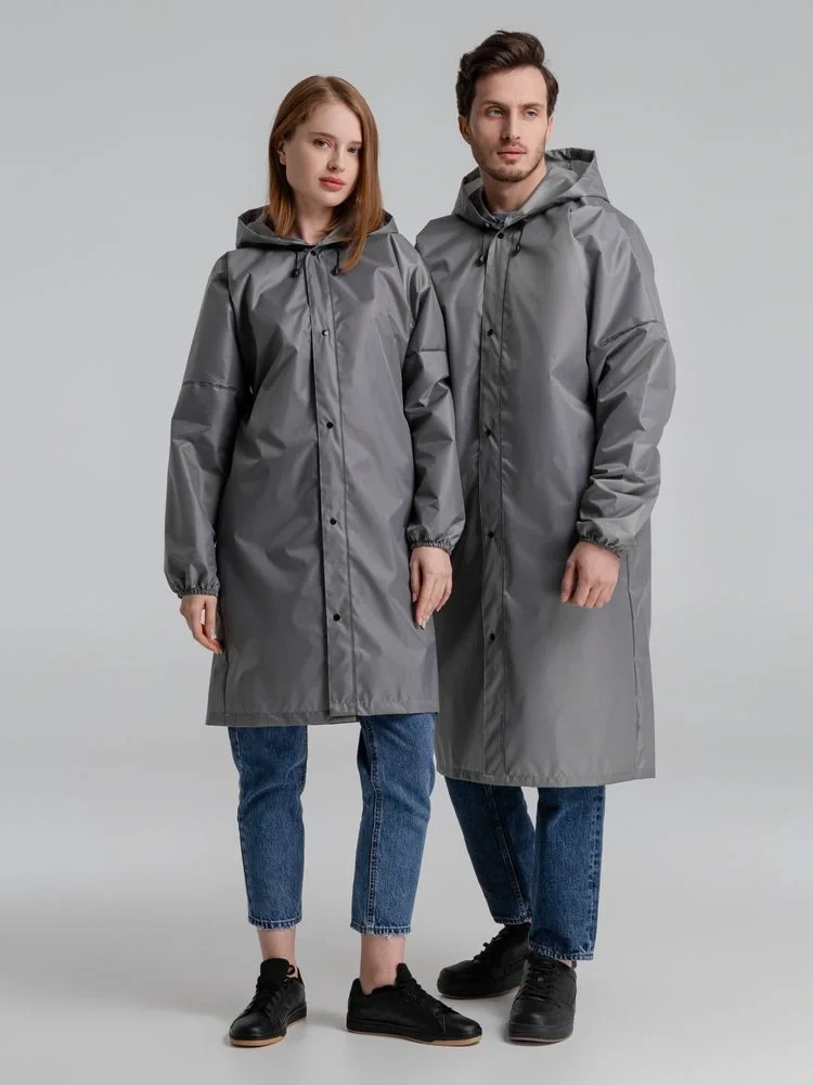 Дождевик со светоотражающими элементами Rainman Blink, серый - фото 11