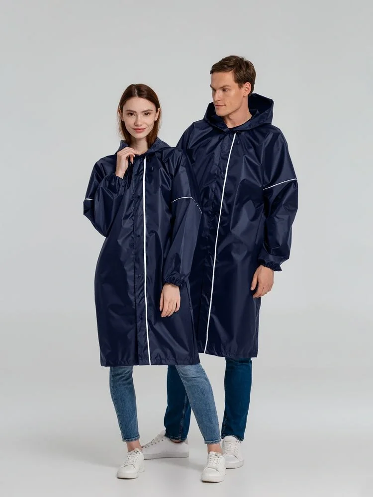 Дождевик со светоотражающими элементами Rainman Blink, синий - фото 10