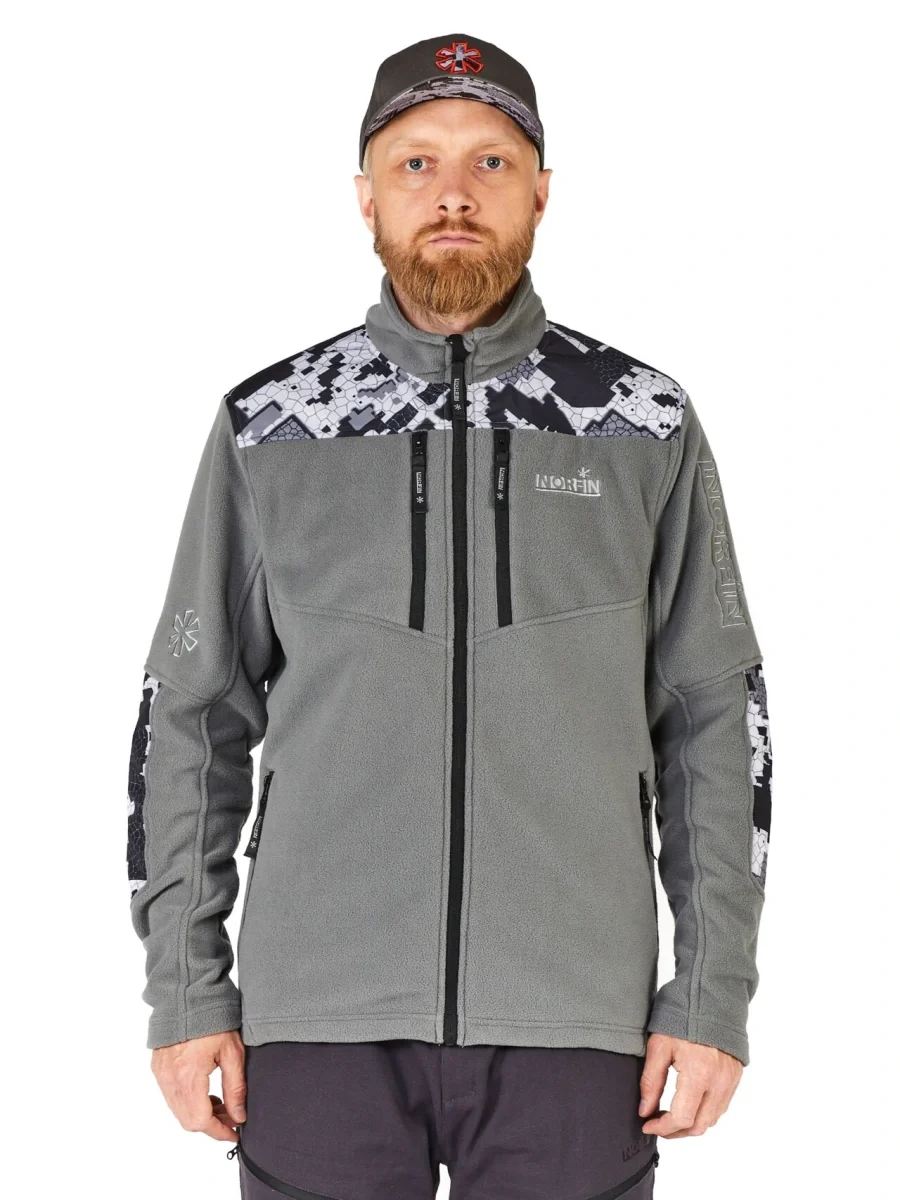 Джемпер флис. Norfin GLACIER CAMO - фото 4