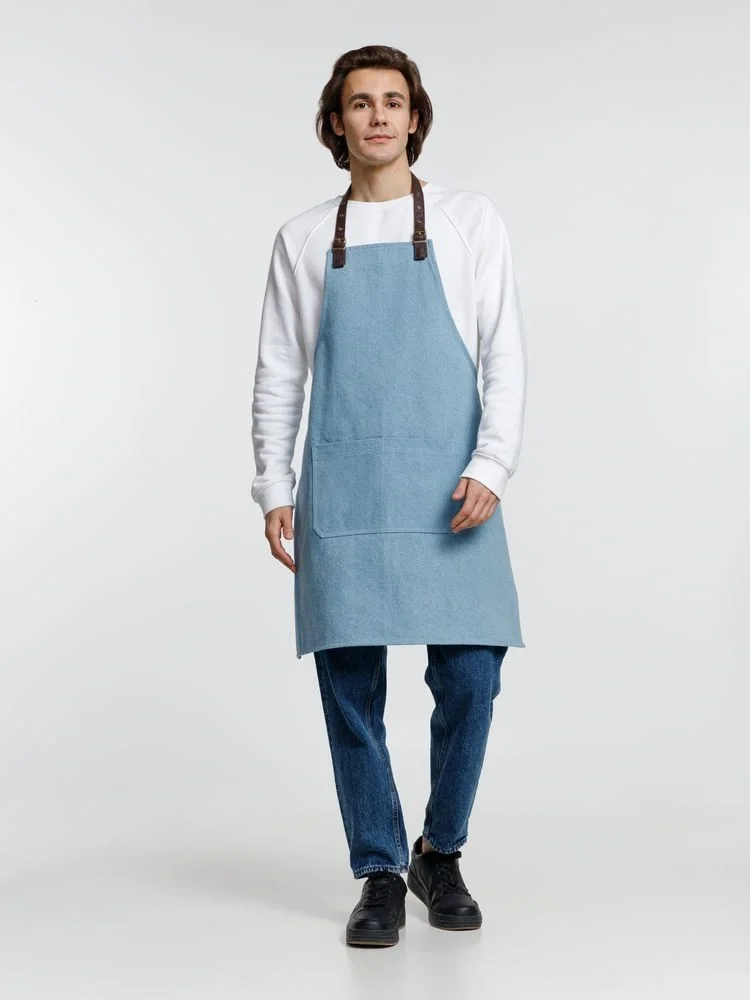 Фартук Denim Team, голубой джинс - фото 4