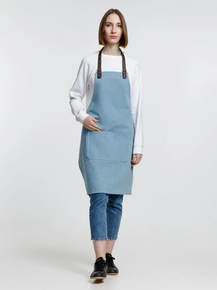 Фартук Denim Team, голубой джинс - фото 6