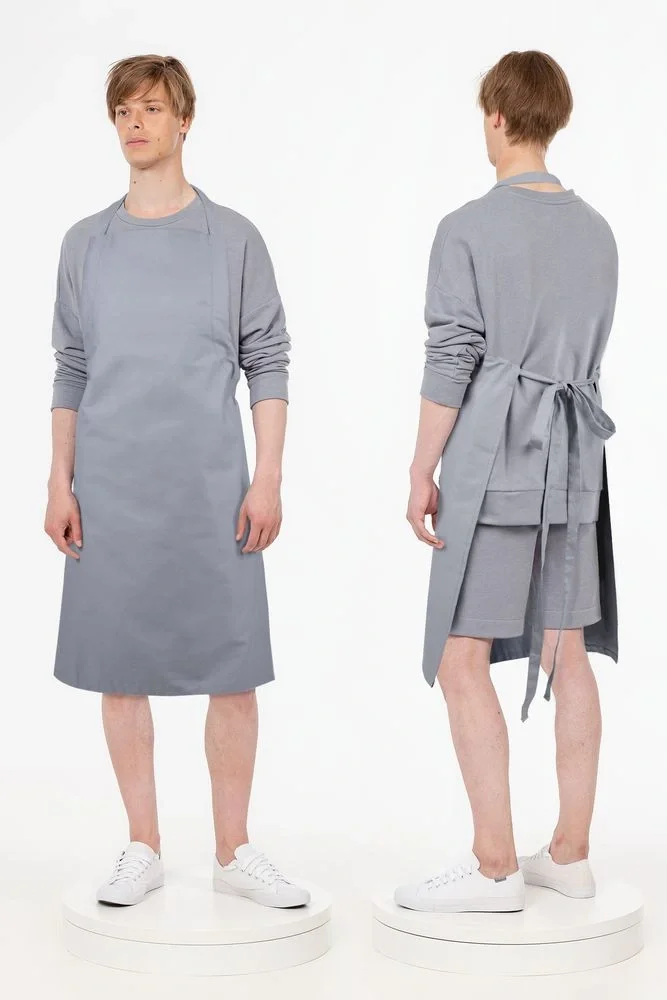 Фартук E1, серый - фото 8