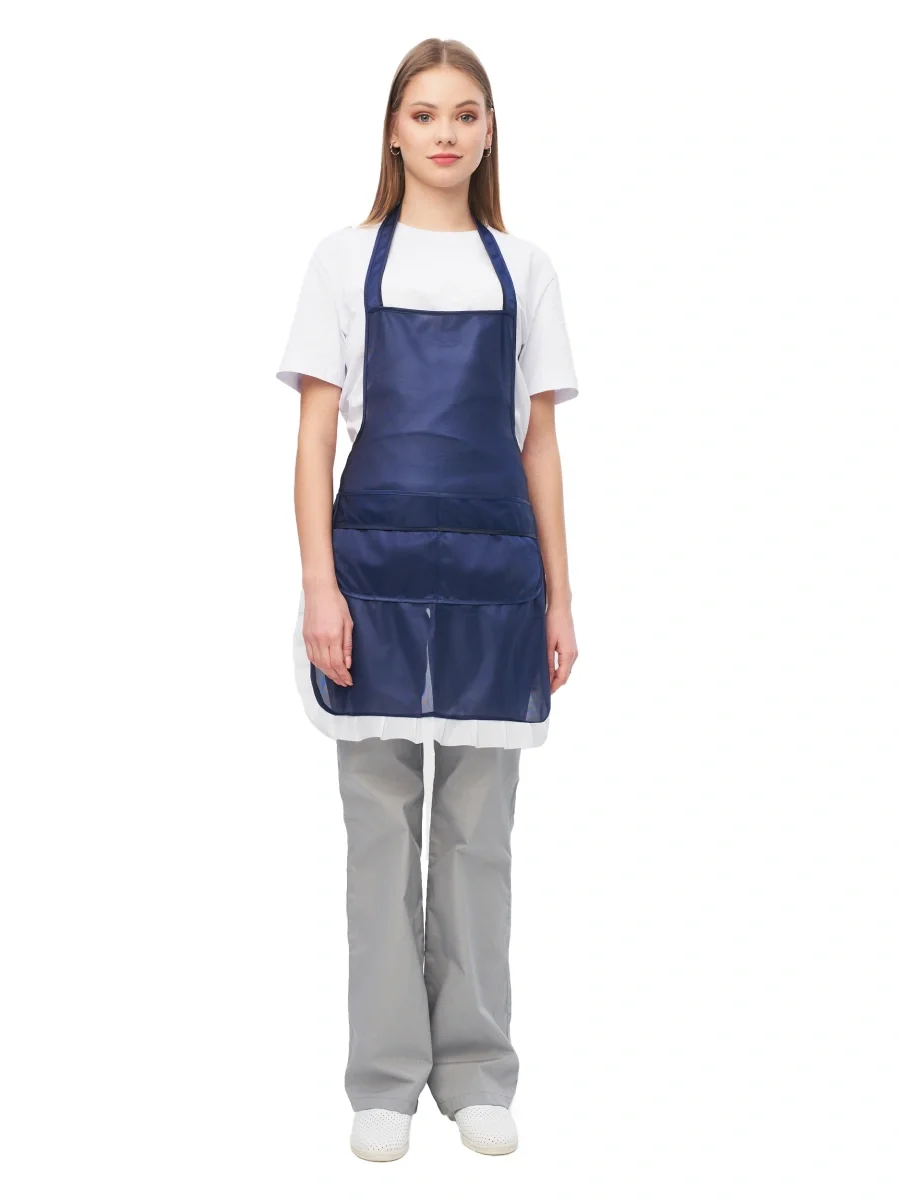 Фартук нейлоновый т-синий - фото 3