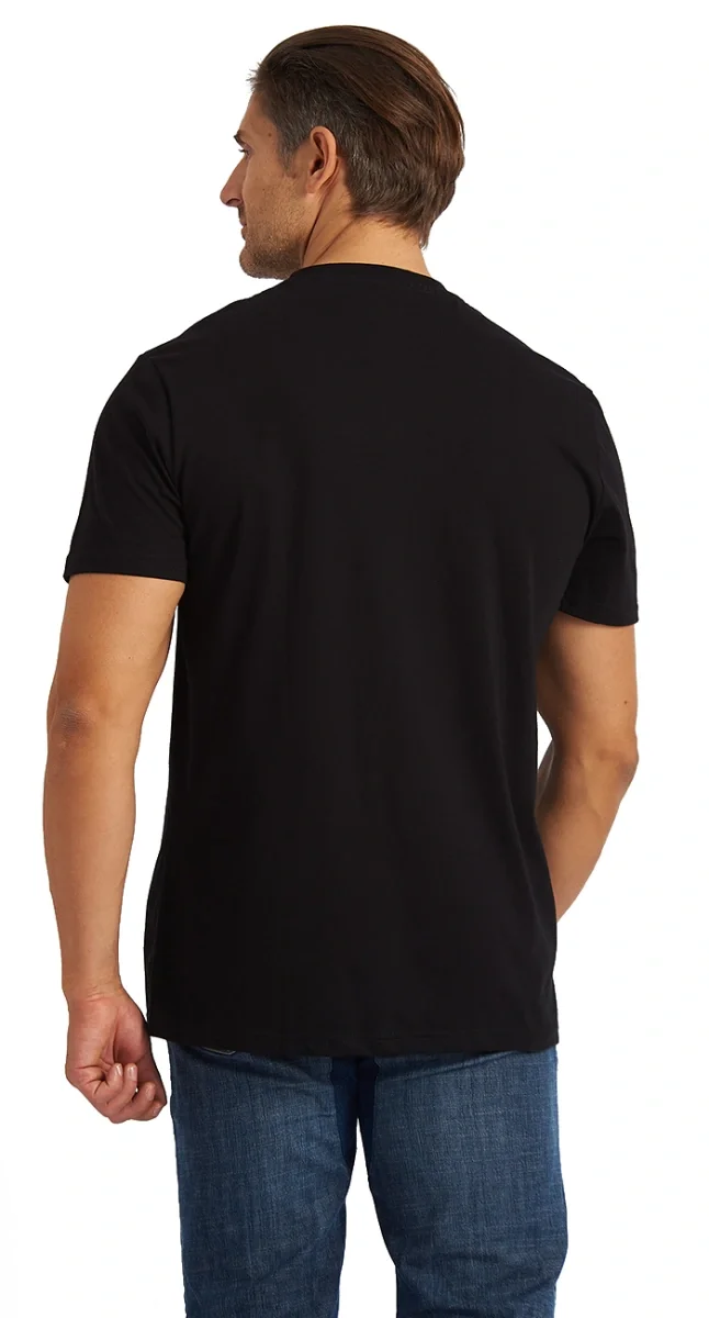 Футболка черная - фото 5