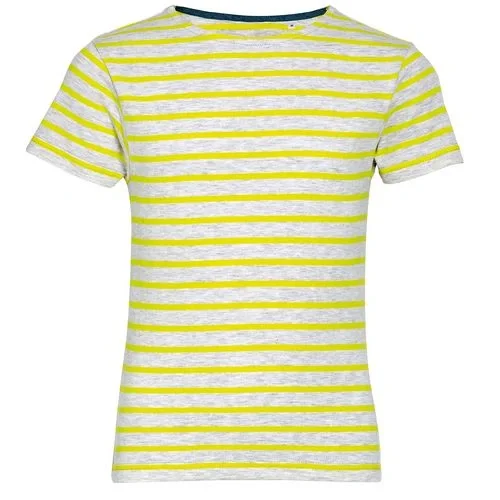 Футболка детская Miles Kids серый с желтым - фото 1