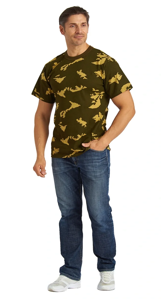 Футболка кмф "Граница" хаки - фото 3