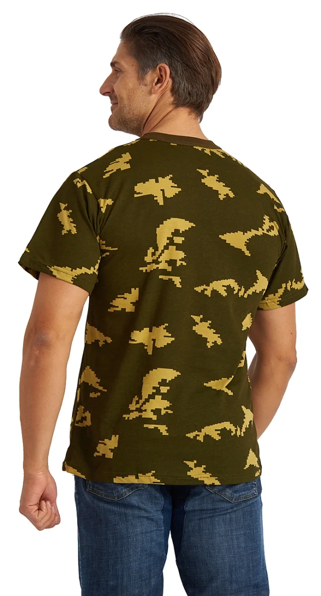 Футболка кмф "Граница" хаки - фото 4