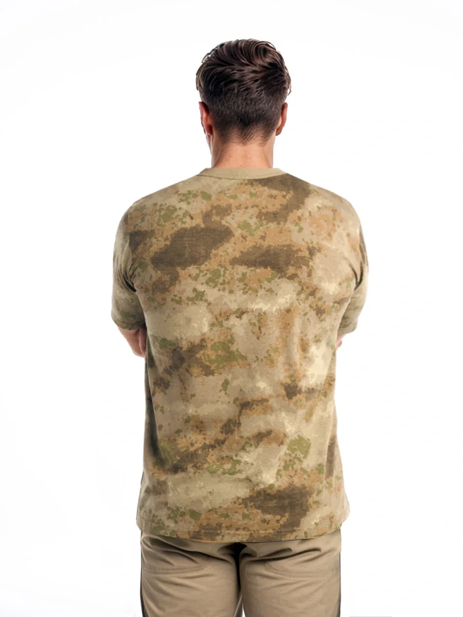 Футболка кмф "Грязь" песок - фото 3