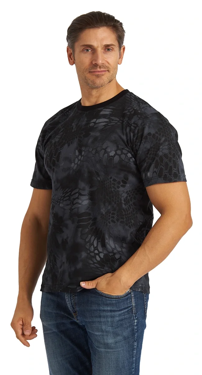 Футболка кмф "Питон City" серый - фото 1