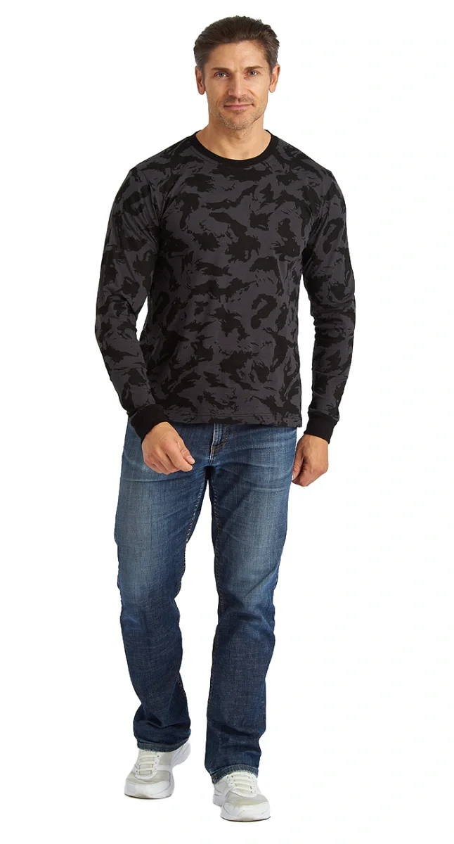 Футболка кмф с длинными рукавами "Графит" - фото 5