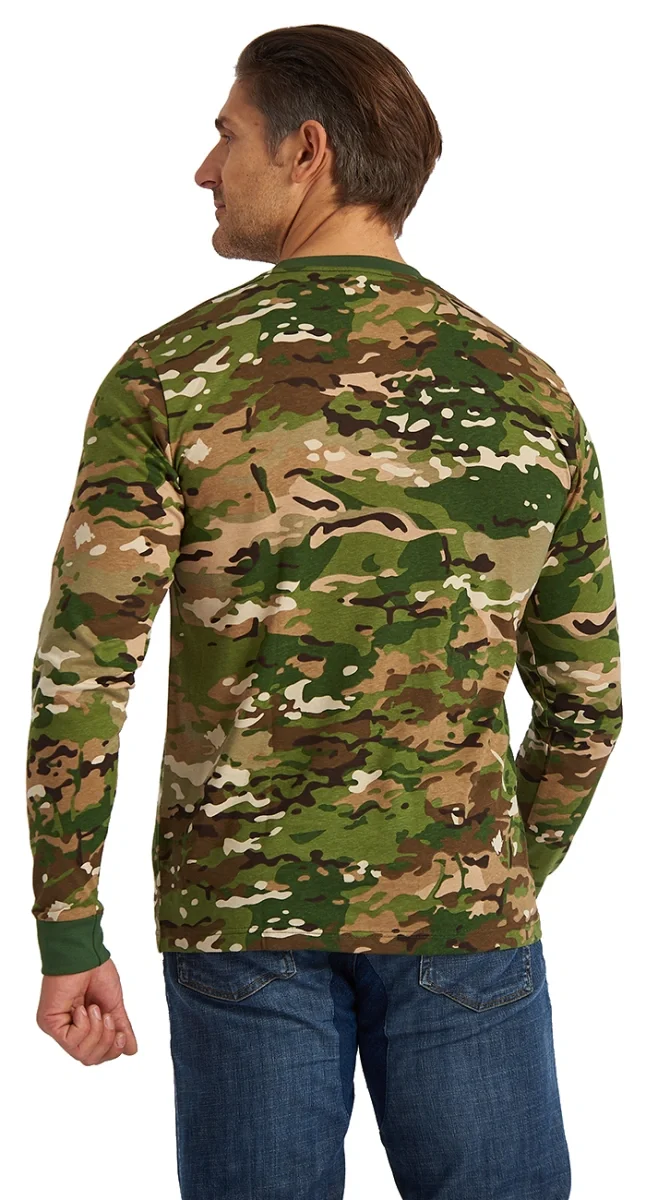 Футболка кмф с длинными рукавами "Мультикам" - фото 5