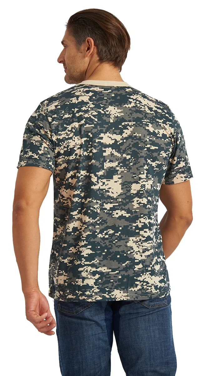 Футболка кмф "Светло-серая цифра" - фото 6