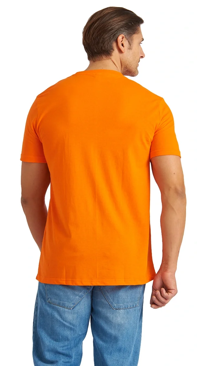 Футболка оранжевая - фото 6