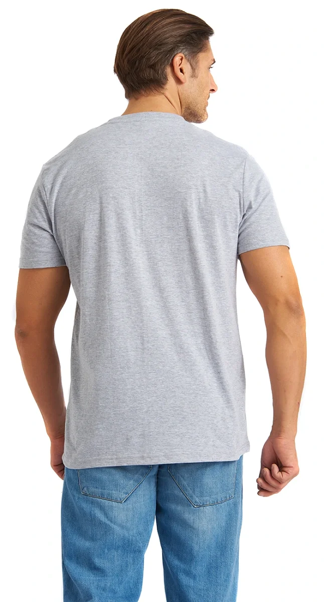 Футболка серая - фото 6