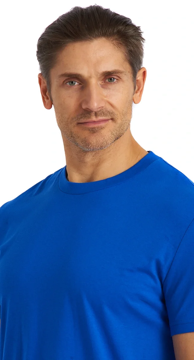 Футболка васильковая (выводим из ассортимента) - фото 4